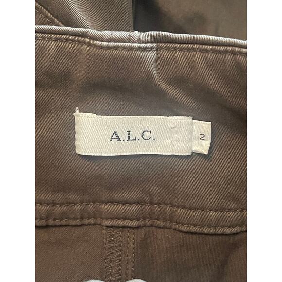 A.L.C Kyle High-rise Lace-Up Cropped Pants 0 - Picture 10 of 10